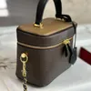 Vanity Makeup Case Chain Crossbody Bags Old Flower Letters Zipper Closure Golden Hardware Bottom Nail M45165 Women Handbags Purse Box Shoulder Bag