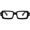Okulary przeciwsłoneczne Ewole grube czarne okulary rama męskie kobiety octan okulary żółwiowe czytanie/krótkowzroczność odczytu obiektywu optycznego
