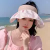 Berets Korean Style Summer Hat Женский высококлассный тисненный цвето