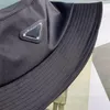 Nylon Bucket Hat For Men and Women Classic Designer Fashion Metal Sun Caps Black Fisherman Beach Sun Visor hats Folding Bowler Fla270y