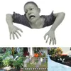 Accessoires d'horreur de Zombie rampant d'halloween, Statue de jardin en plein air, décor de cimetière Pop