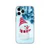 Wesołych Świąt Święta Snowman Fase for iPhone 15 14 Plus Pro Max 13 12 11 XS Max Xr x 8 7 6 iPhone15 Xmas Santa Claus Soft TPU Hat Snow Tree