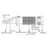 ATC를 가진 브릭스 굴절계-맥주 와인 양조 허니 스위트 캔디 요리 이중 규모 특이 적 브릭스 0-32%를위한 디지털 핸드 헬드 굴절계