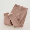 Pantalons pour filles de 1 à 6 ans, Leggings en coton côtelé à haute élasticité, à la mode, pour enfants