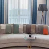 Poduszka Prosta nowoczesna kolorowa okładka ogrodowa poduszka sofa dekoracyjna zielona / khaki / brązowa skóra