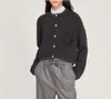 Francese - Autunno/Inverno Nuovo san-dro-e misto lana Pantaloni semplici e casual con lacci in vita elastica a gamba larga Pantaloni di lana da donna