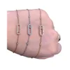 Armband Messis Designer Luxury Fashion Women Armband Light Luxury Liten Crowd Gliding Valentine's Day Gift For Best Friends