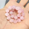 MG1161 Natural 10 mm MADAGASCAR Rose Quartz Bead Bracelet For Men or Women High Quality Natural Crystal Bracelet269W