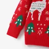 Cardigan Patpat Toddler Boy Girl Christmas Christlike Letter Sweater 231007