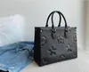 Surprise price Women Designer Totes Shoulder bags Handbags Embossed Flower ONTHEGO GM MM leather Shopping Handbag Purse Female backpack