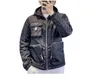 spring and autumn men's pluze size black jacket men's deep warm jacket top hooded youth casual handsome male outwear jacket top men clothing 4XL