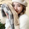 esigner scarf for women Winter Female Lattice Imitation Cashmere Scarf Autumn And Winter Thick Fashion Warm Wild Scarf Shawl