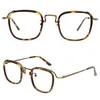 Merk Mannen Brillen Frame Bijziendheid Brillen Frame heren Optische Bril Vrouwen Vintage Vierkante Brilmonturen voor Recept Lens w2172