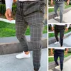 Męskie spodnie 2021 Spring Summer Fashion Men Casual Chude Jogging Joggers Slim Fit Tracksuit Sport Flaid Spodni K-2799