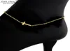 ICFTZWE Fashion Anklet Rostfritt stål Kvinnliga fotillbehör Stylish Gold Silver Lucky Anklets för kvinnor Bästa gåvor3278764