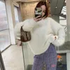 Camisolas femininas 2024 Autumn Winter Pullover Roupas Retro Retro estilo Mulher Sweater Oversize Sweater Casual Sweetshirt