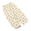 Trousers Korean Baby Mosquito Repellent Pants Spring And Summer Thin Cotton Bloomers For Boys Girls Loose All-matching