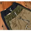 Men's Pants Cargo Style Casual Elastico-waisted Retro Loose Leg