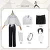 Anime Jujutsu Kaisen Cosplay Okkotsu Yuta Costume Cosplay Uniforme Top Pantaloni Outfit Costume di Halloween per Uomo Donnacosplay