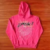 العنكبوت هوديي تي القمصان رجال من النوع الثقيل 5555555 Hoodie Sp5der Pink Hoodies Hoody Print Designer Hoodie Web Pullover S-XL