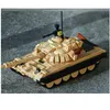 Blokken Sovjet Militaire Gevechtstank T72 Panzer T34 M1A2 Modelbouwpakket WW2 Legervoertuig Soldaat Figuren Speelgoed Geschenken 231007