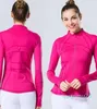 Wyrównaj jogę strój Kobiety Zdefiniuj trening sportowy Fitness Szybki suchy aktywny odzież Lady Top Solid Zip