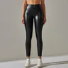 Kvinnors leggings faux läderbyxor kvinnor höst vinter push upp tights röd grön brun svart marinen legging levanta bumbum leggins mujer