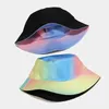 Berretti Cappello da pescatore in cotone color tie-dye Moda Ragazze Sun Beach Uomo Pesca Sport Berretto da pescatore Unisex Casual Spring Bob