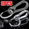 Keychains 3/2st Gourd Buckle Keychain Climbing Hook Car Simple Carabiner Shape Accessories Metal Key Chain Ring