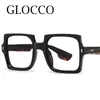 Sunglasses Anti Blue Light Rivets Green Reading Glasses Women Men Brand Designer Retro Square Oversized Female Eyeglasses Computer Eyewear