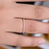 Кольцо-пасьянс AEAW, 13 шт., 16 мм, желтое золото 10 карат, обручальное кольцо, полное штабелируемое женское обручальное кольцо 231007