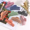 Novas mulheres grandes garra de cabelo clipe caranguejo barrette meninas rabo de cavalo garras de cabelo clipe de banho moda acessórios para o cabelo presente headwear