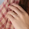 Solitaire Ring 14k Yellow Gold Real Engagement Wedding Band Round Cut VVS1 D Color 20mm Fine for Lady 231007