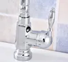 Bathroom Sink Faucets Luxury Vanity Polished Chrome Basin Tap Single Handle Hole WC Deck Mounted And Cold Zsf643