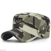 Bonés de bola Camuflagem Flat Top Chapéu Homens Algodão Bordado Camo Verão Exército Corps Cap Militar Baseball Tático EUA