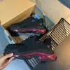 Sneaker Triple S in denim blu scarpe casual firmate sneakers con plateau Suola trasparente di lusso nero bianco grigio rosso rosa blu Royal Neon Green scarpe da ginnastica da uomo