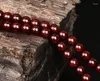 Link Bracelets Rosewood Hand String 108 Men Women High Oil Tight Plate With Wrapped Paste Old Material Buddha Bead Bracelet