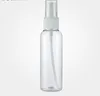 Botellas de spray vacías transparentes 30ml 50ml 60ml 80ml 100ml 120ml Mini contenedor recargable de plástico cosmético vacío ZZ