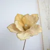 Borda cruzada novo 23cm flor de natal casa criativa árvore de natal pendurado flor diy imitação de lã decoração de flores