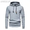 Heren Hoodies 2023 Hoodie Plaid Gewatteerde Katoenen Sweatshirts Mannen Lente Herfst Stof Met Capuchon Sweatshirt Hoody Mannelijke Streetwear