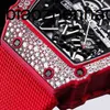 Richardmill zegarek automatyczny zegarek mechaniczny RM Richar Millesr Mens Series 3502 Snowflake Diamond Red Devil Ultimate Edition Complete