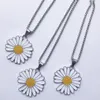 Quan Chi Dragon Same Style Daisy Neckle Sunflower PMO Little Pendant Decorated Para-Noise2 0 Hip-hop Fashion Personalit Chains264v