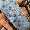Erkekler için Örgü Eşarp Seti Kadın Kış Yün Moda Tasarımcısı Kaşmir Şal Yüzüğü Lüks Ekose Kontrol Sciarpe Homme ile Kutu