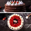 Bakeware Tools Stainless Steel DIY Cake Turntable Mold Plate Rotating Round Decorating RotaryCake Stand Table Pastry Supplies
