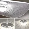 Lámpara colgante de acrílico transparente, luz de suspensión de hoja de loto creativa, para Hotel, cafetería, estudio, Bar, dormitorio, lámpara de techo colgante