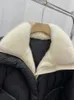 Women Down Parkas Prawdziwy płaszcz futra naturalny kołnierz norki grube ciepłe gęsi z kapturem odzież wierzchnia zimowa streetwear 231007