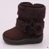 Laarzen Meisjes Sneeuw Winter Comfortabele Dikke Warme Kinderen Lobbing Bal Kinderen Herfst Leuke Jongens Prinses Schoenen 231007