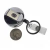 Keychains 4 Pieces Retractable Badge Holder ID Heavy Duty Reel With Keychain Ring Clip For Key Card296v