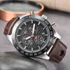 Tisso Wrist Watches for Men 2023メンズウォッチ6針のダイヤルワークQuartz Wastch Top Luxury Brand Chronograph Clock Leather Strap Fashion PRS516ホリデーギフト