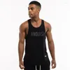 Débardeurs pour hommes Bodybuilding Top Man Gym Vest Running Coton Respirant Sports Training Fitness Chemises sans manches Sous-vêtements décontractés